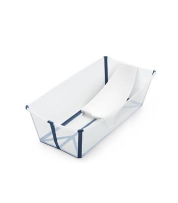 Stokke Flexi Bath Bundle Banheira XL Transparente Azul Compre