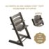 Stokke Tripp Trapp Cadeira Evolutiva (Faia) - Gris Bruma