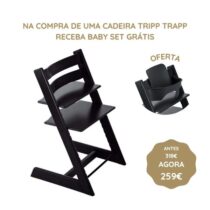 Stokke Tripp Trapp Cadeira Evolutiva (Faia) - Negro