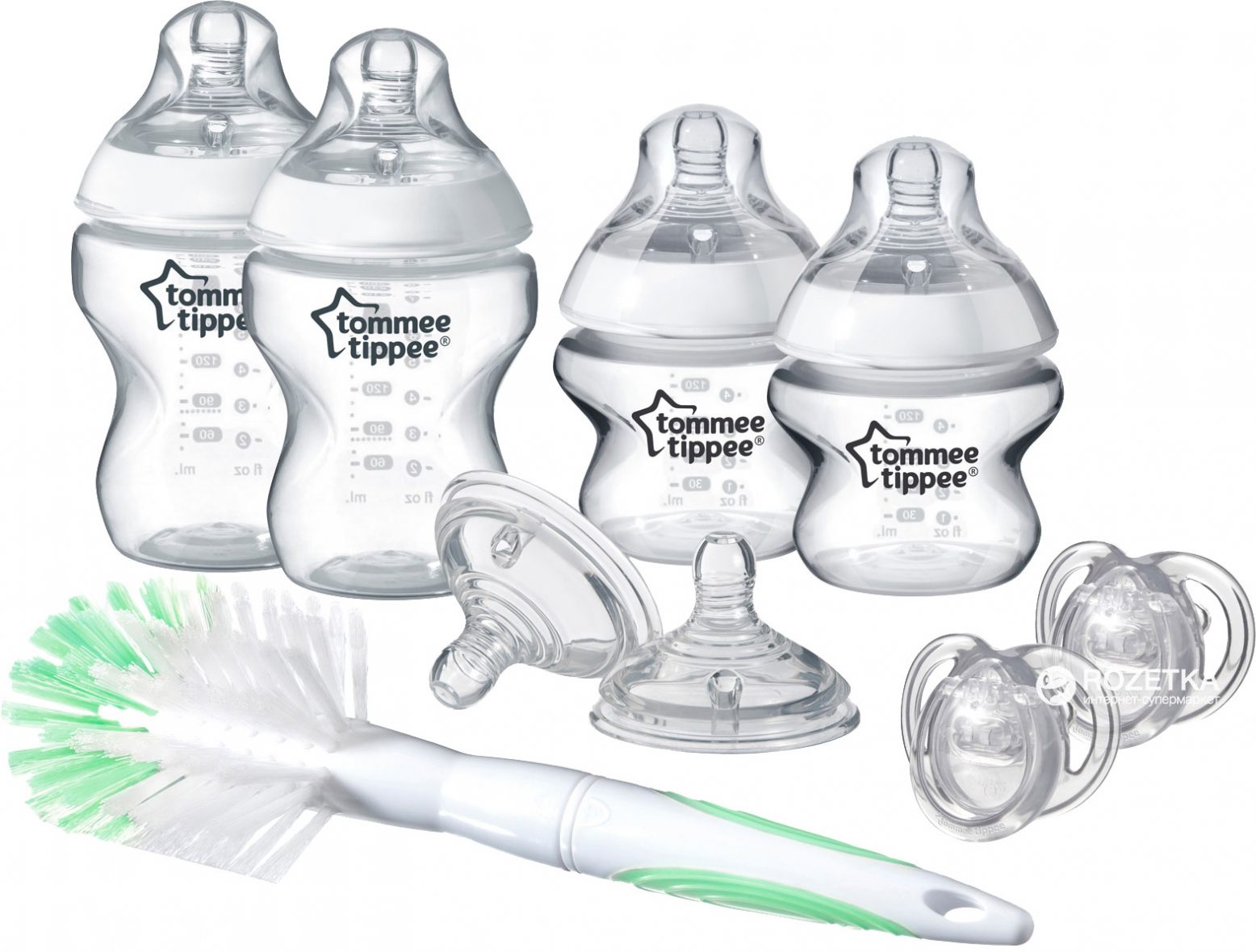 Tommee Tippee Closer To Nature Kit Biberões Branco