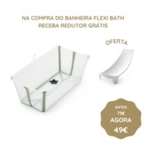 Stokke Flexi Bath Banheira - Transparente & Verde