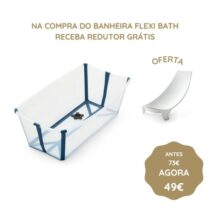 Stokke Flexi Bath Banheira - Transparente & Azul