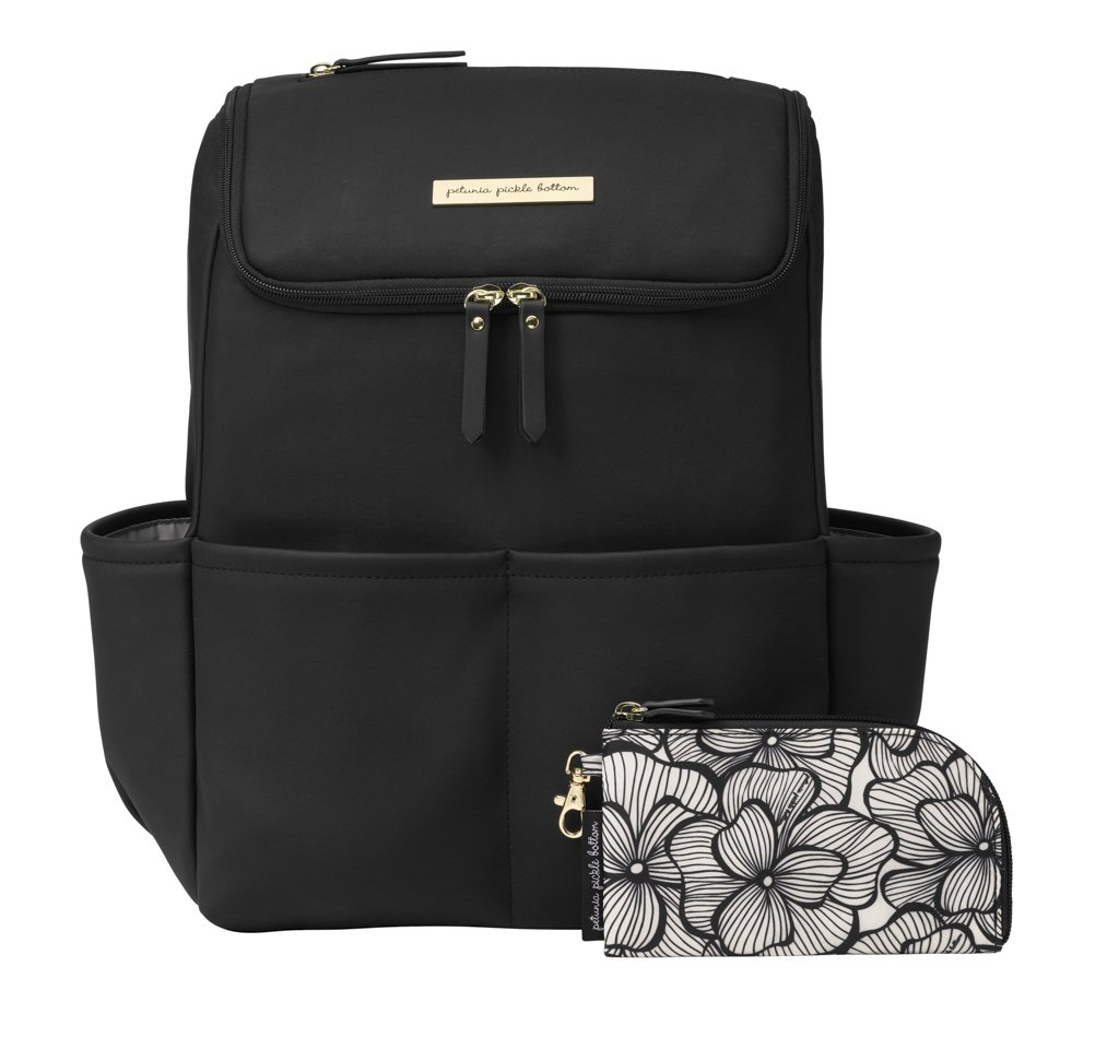 Petunia Method Backpack – Black Matte Leatherette