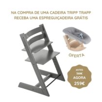Stokke Tripp Trapp Cadeira Evolutiva (Faia) - Gris Tormenta