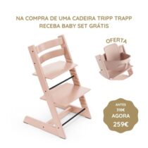 Stokke Tripp Trapp Cadeira Evolutiva (Faia) - Rosa Sereno