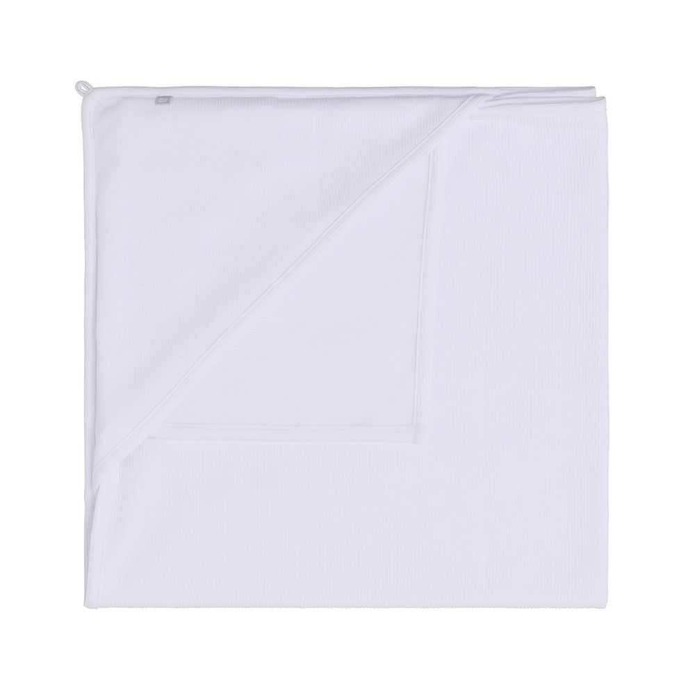 Babys Only Cobertor com Capuz Pure – White – 75x75cm