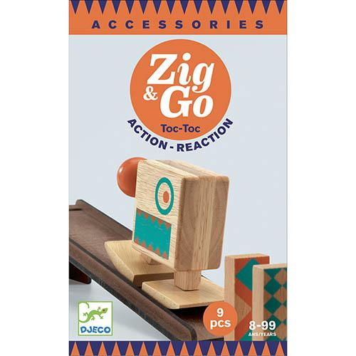 Djeco – Zig & Go – Toc Toc – Jogo de Reação em Cadeia