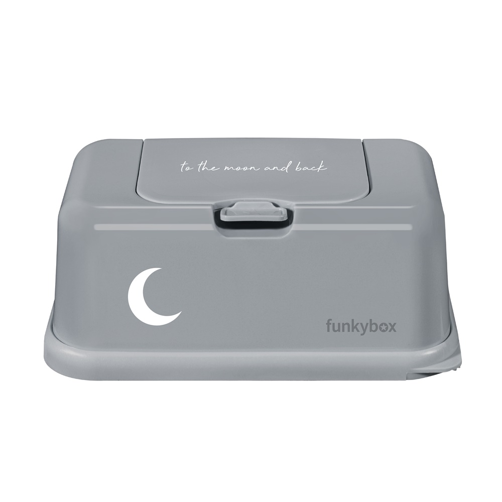 FunkyBox – Dispensador de Toalhitas Brilho – Gris Luna