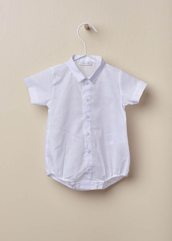 Wedoble – Body-Camisa Branco Gola – 24M