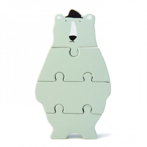 Trixie Puzzle de Formas em Madeira – Mr. Polar Bear