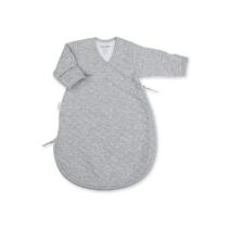 Bemini Saco de Dormir 0-1m (tog 1,5) - Grey marled pady quilted jersey