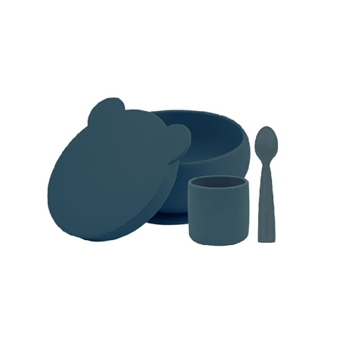 Minikoioi – Conjunto de Alimentação BLW Set I – Azul Escuro