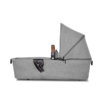 Joolz Aer+ Cot Unique Cot Without Chassis Flat Side View Delightful Grey