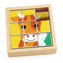 Djeco - Animoroll - Puzzle De Blocos C/ Animais