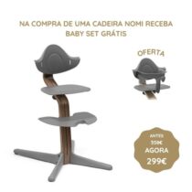 Stokke Nomi Cadeira Evolutiva (Nogueira) - Grey