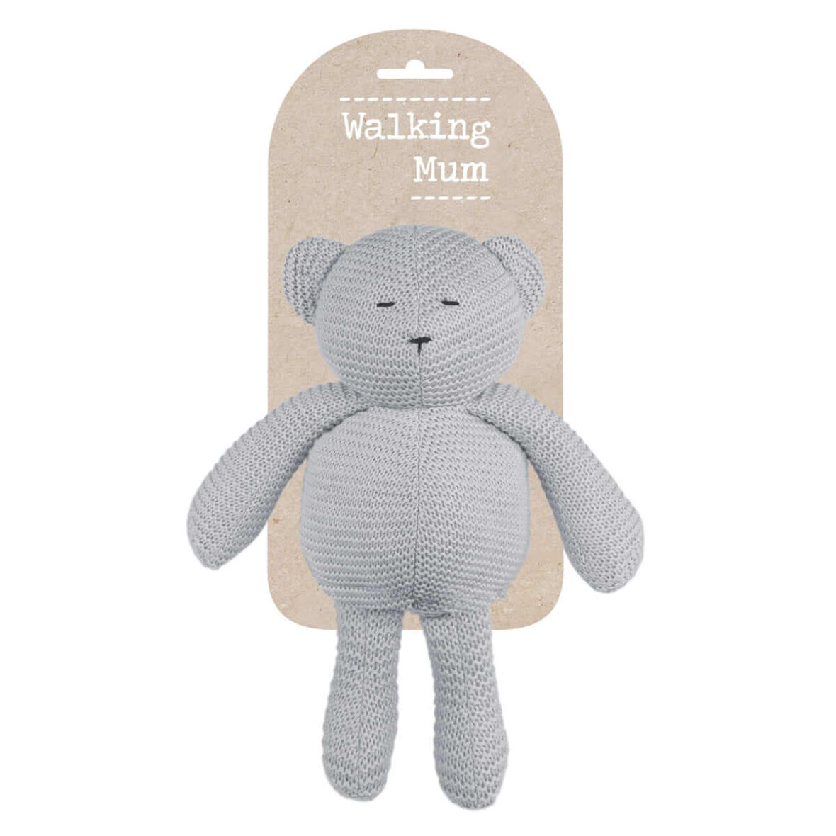 Walking Mum Urso em Bambu Gris 33 cm