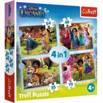Trefl Puzzles 4 Em 1 (12, 15, 20, 24) - Our Magical Encanto