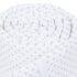 Babybay Protetor de Grades Piqué para Maxi, Boxspring, Comfort e Comfort Plus - branco c/ pontos cinza claro