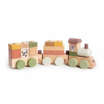 Tiny Love Wooden Stacking Train - Boho Chic