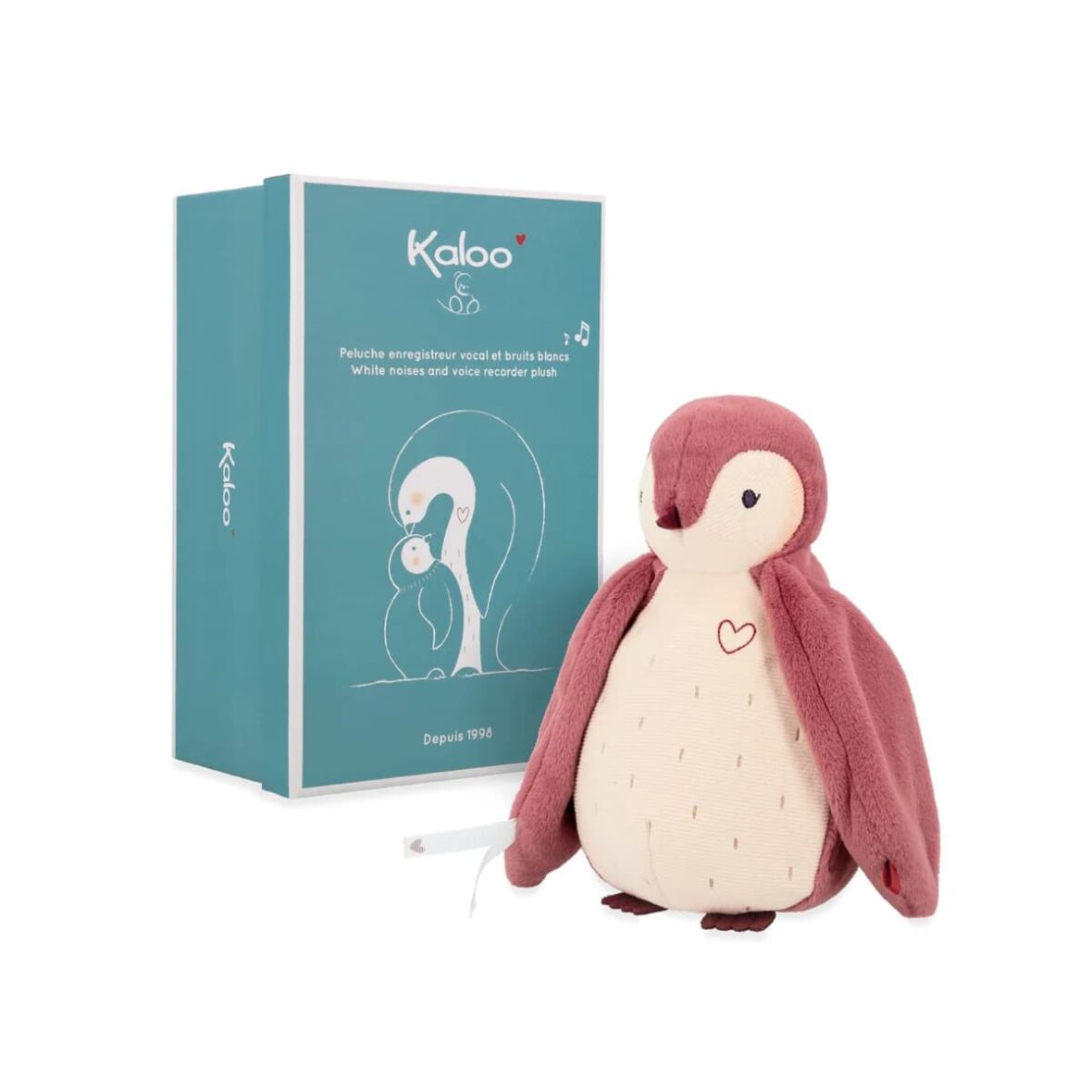 Kaloo Peluche White Noise e Gravador – Rosa