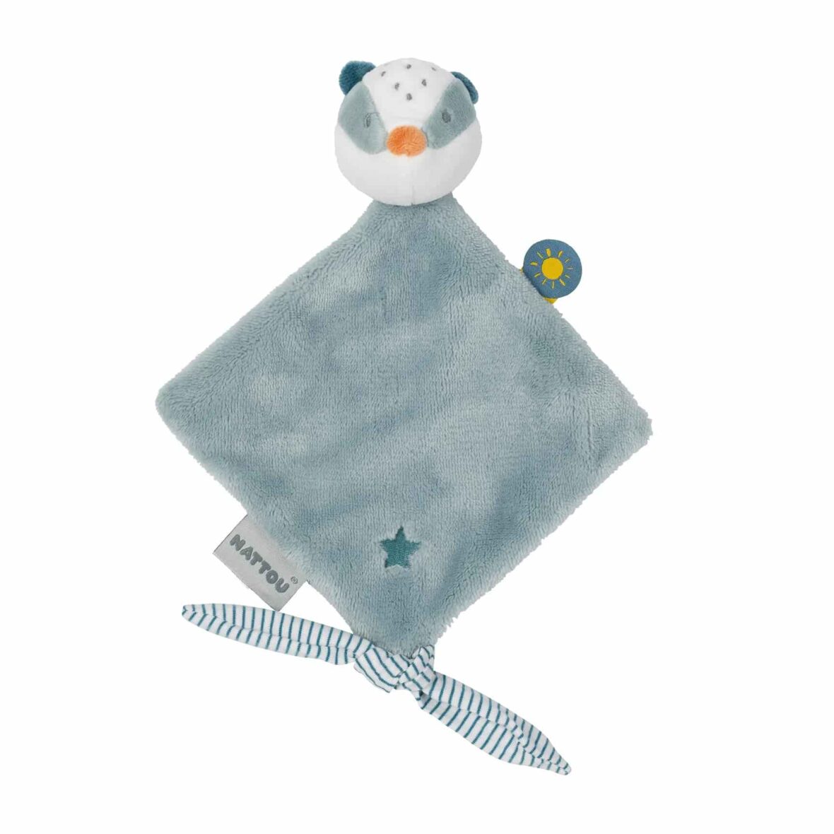 Nattou Felix & Leo – Mini Doudou – Texugo – Felix