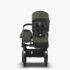 Bugaboo Carrinho de Passeio Donkey 5 Mono Completo - Black/Forest Green