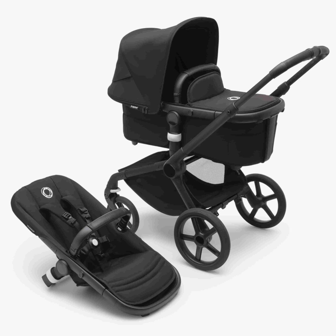 Bugaboo Carrinho de Passeio Fox 5 Completo – Black/Midnight Black