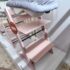 Stokke Tripp Trapp Cadeira Evolutiva Rosa Sereno + Espreguiçadeira