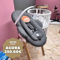 Stokke Steps Bundles - Assento Branco/Patas Naturais (Faia) + Espreguiçadeira (newborn set)