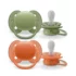 Philips Avent 2 Chupetas 18M+ Ultra Soft Lisas - Verde/Laranja